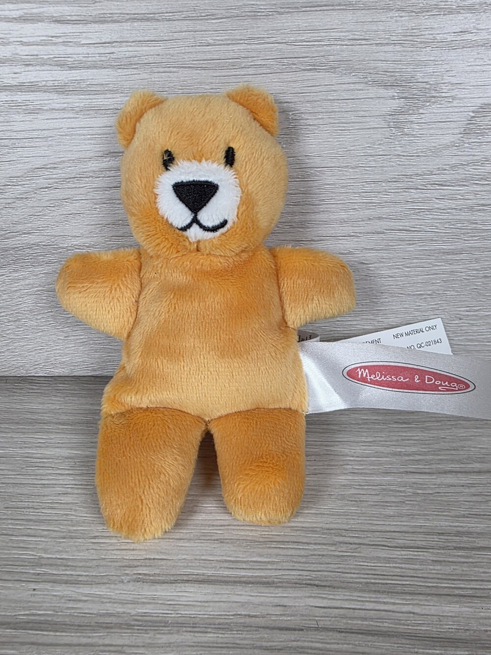 Melissa & Doug Plush Bear Light Brown 6" Mini Replacement Mine to Love SU56